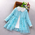 Girls Clothing Sets Autumn Winter Kids Long Sleeve pink blue red princess Suit for Girl Children Clothes size