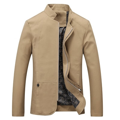 Men's Jacket Spring Autumn Windbreaker Coats Male Casual Solid Jacket Male Outerwear Clothing